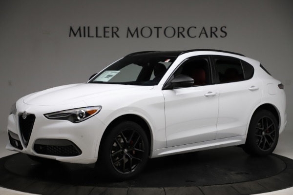 New 2021 Alfa Romeo Stelvio Ti Sport Q4 for sale $55,490 at McLaren Greenwich in Greenwich CT 06830 2