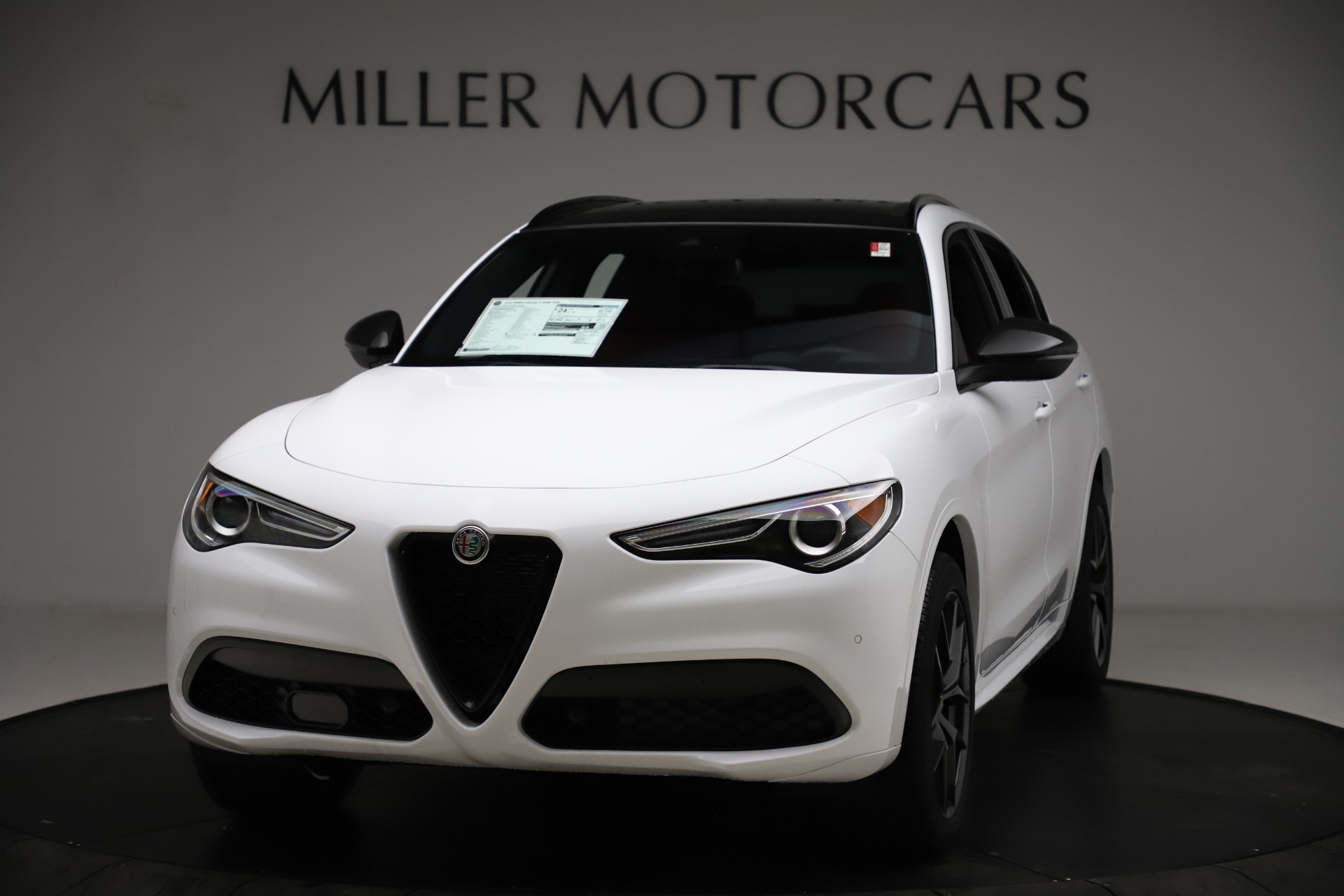 New 2021 Alfa Romeo Stelvio Ti Sport Q4 for sale Sold at McLaren Greenwich in Greenwich CT 06830 1