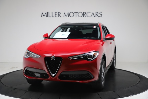New 2021 Alfa Romeo Stelvio Q4 for sale $47,735 at McLaren Greenwich in Greenwich CT 06830 1