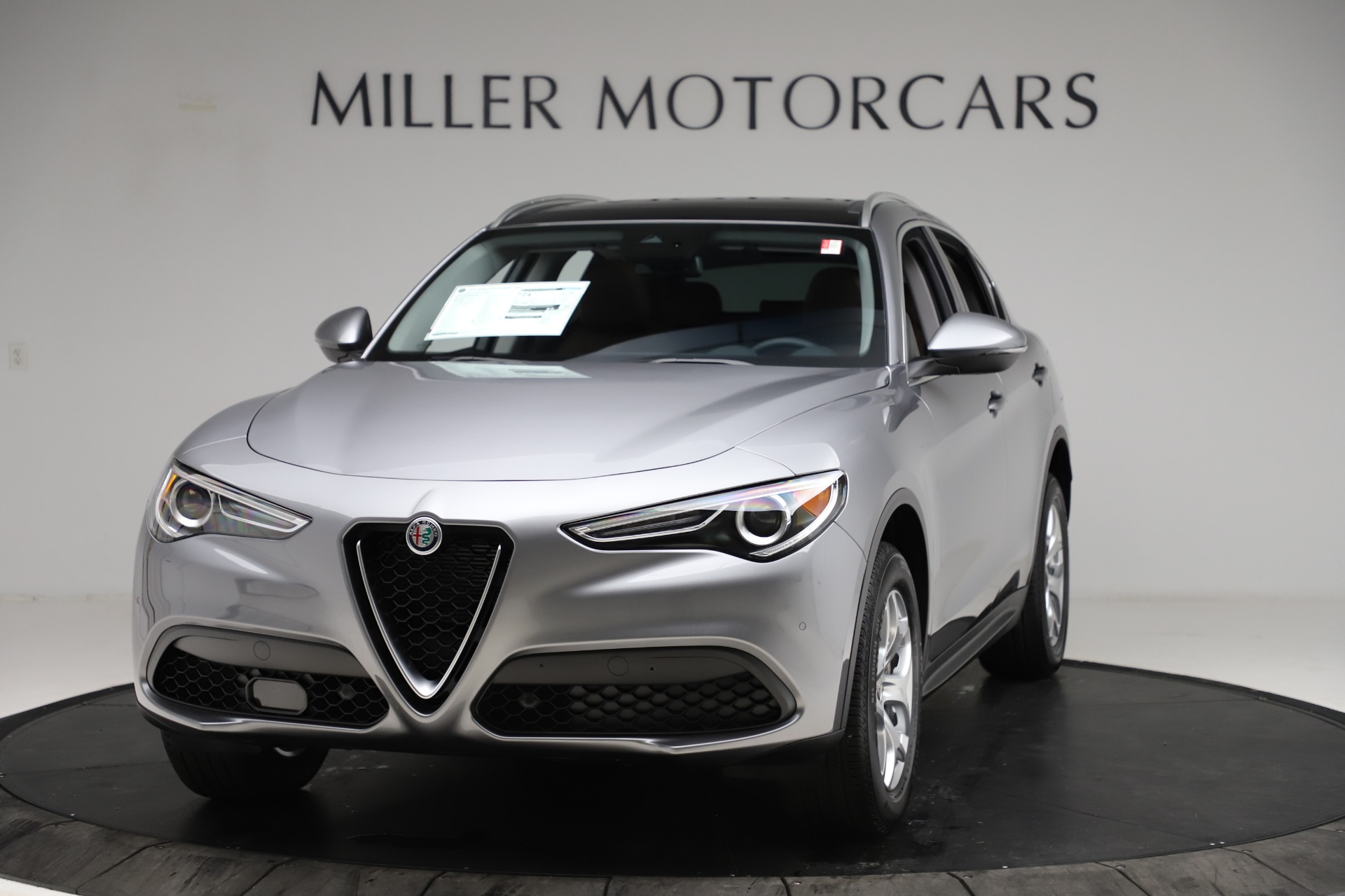 New 2021 Alfa Romeo Stelvio Q4 for sale $48,835 at McLaren Greenwich in Greenwich CT 06830 1