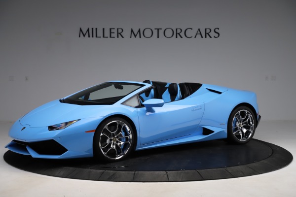 Used 2016 Lamborghini Huracan LP 610-4 Spyder for sale Sold at McLaren Greenwich in Greenwich CT 06830 2