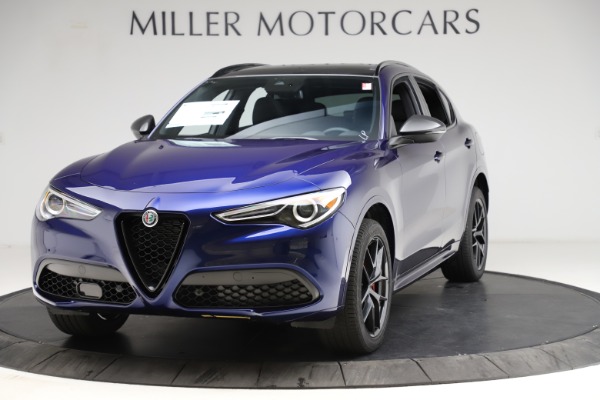 New 2021 Alfa Romeo Stelvio Ti Sport Q4 for sale $56,750 at McLaren Greenwich in Greenwich CT 06830 1