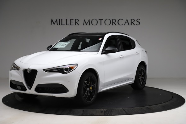 New 2021 Alfa Romeo Stelvio Ti Sport Q4 for sale $56,040 at McLaren Greenwich in Greenwich CT 06830 2