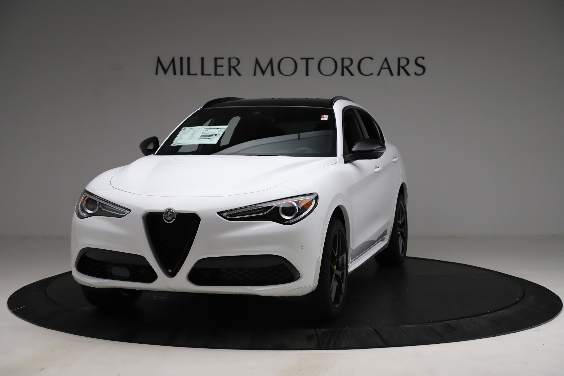 New 2021 Alfa Romeo Stelvio Ti Sport Q4 for sale $56,040 at McLaren Greenwich in Greenwich CT 06830 1
