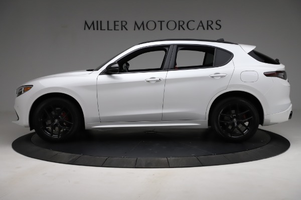 New 2021 Alfa Romeo Stelvio Ti Sport Q4 for sale Sold at McLaren Greenwich in Greenwich CT 06830 3