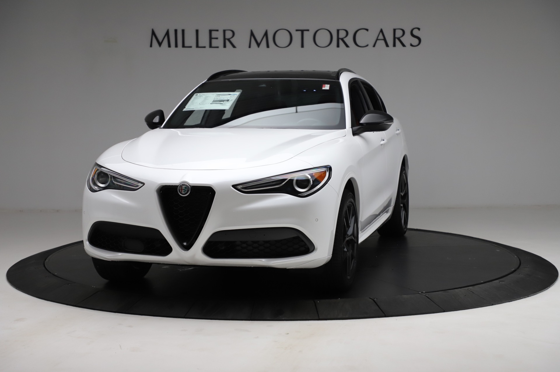 New 2021 Alfa Romeo Stelvio Ti Sport Q4 for sale Sold at McLaren Greenwich in Greenwich CT 06830 1