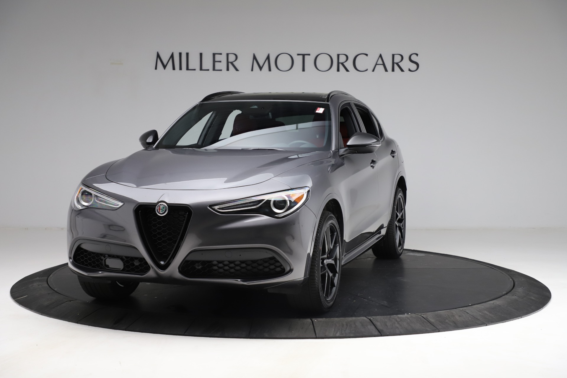 New 2021 Alfa Romeo Stelvio Ti Sport Q4 for sale Sold at McLaren Greenwich in Greenwich CT 06830 1