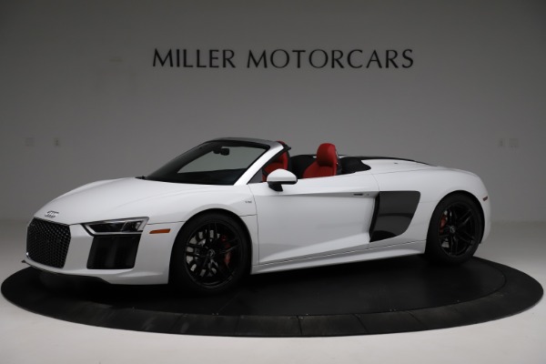 Used 2018 Audi R8 Spyder for sale Sold at McLaren Greenwich in Greenwich CT 06830 2