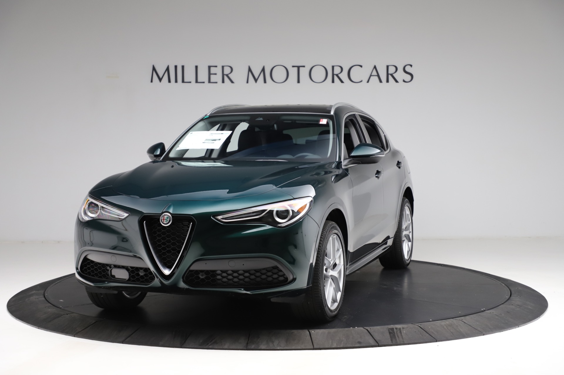 New 2021 Alfa Romeo Stelvio Ti Q4 for sale $53,500 at McLaren Greenwich in Greenwich CT 06830 1
