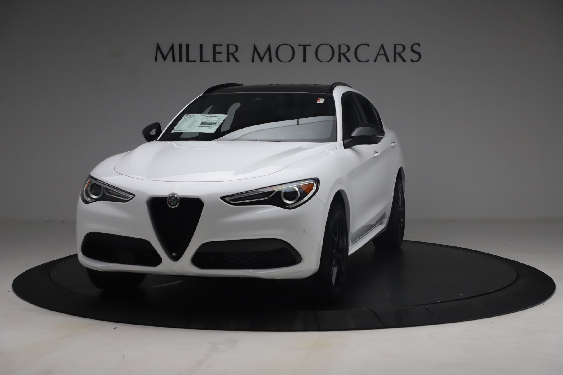 New 2021 Alfa Romeo Stelvio Ti Sport Q4 for sale Sold at McLaren Greenwich in Greenwich CT 06830 1