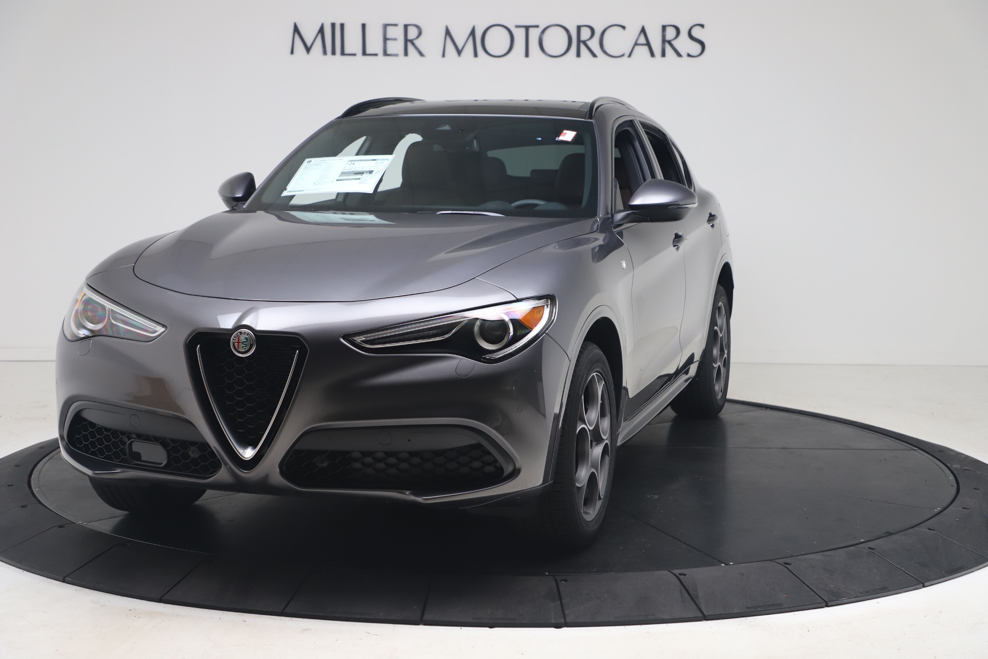 New 2022 Alfa Romeo Stelvio Ti for sale $54,455 at McLaren Greenwich in Greenwich CT 06830 1