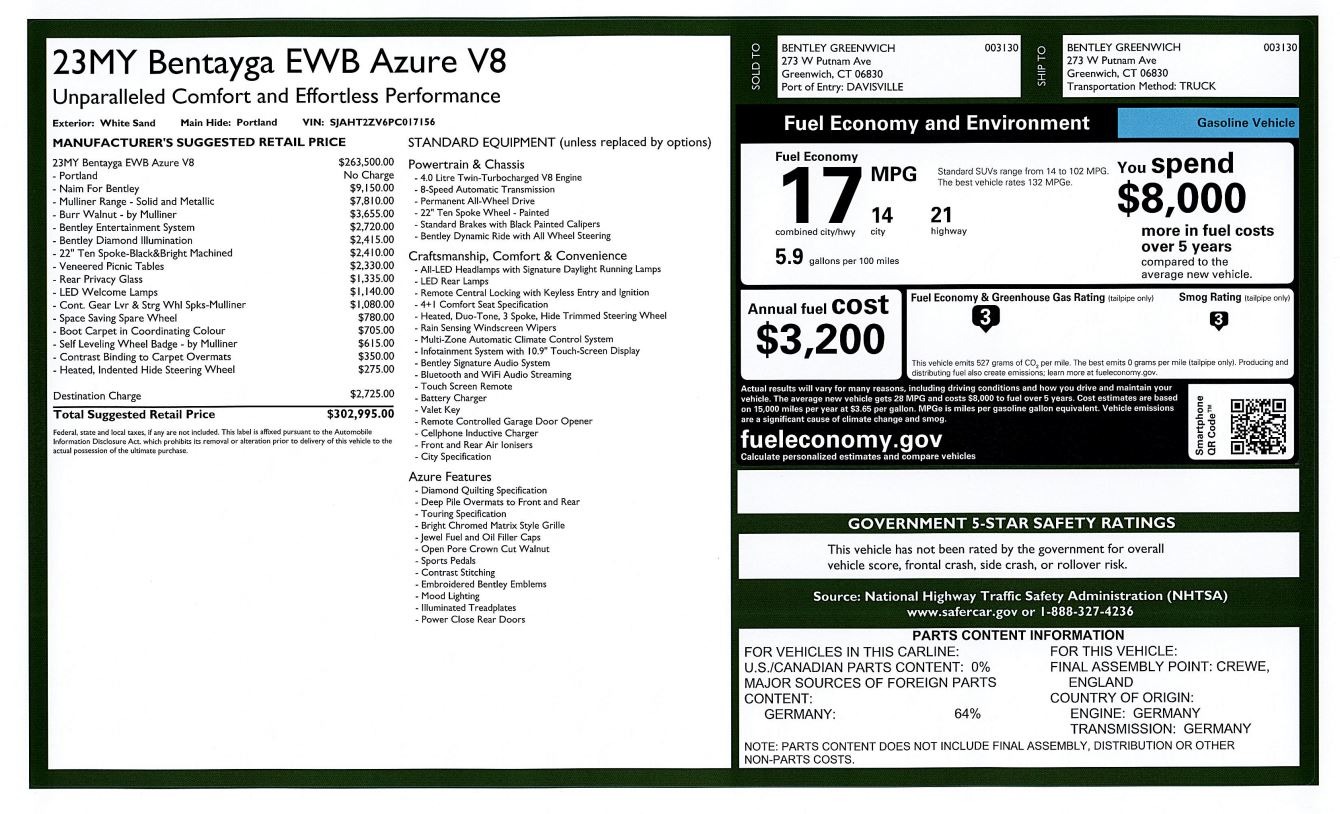 Bentley vin decoder