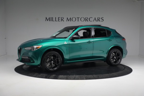 New 2022 Alfa Romeo Stelvio Quadrifoglio for sale $79,290 at McLaren Greenwich in Greenwich CT 06830 2