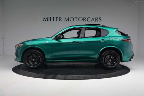 New 2022 Alfa Romeo Stelvio Quadrifoglio for sale $79,290 at McLaren Greenwich in Greenwich CT 06830 3