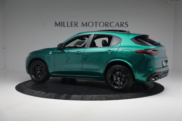 New 2022 Alfa Romeo Stelvio Quadrifoglio for sale $79,290 at McLaren Greenwich in Greenwich CT 06830 4