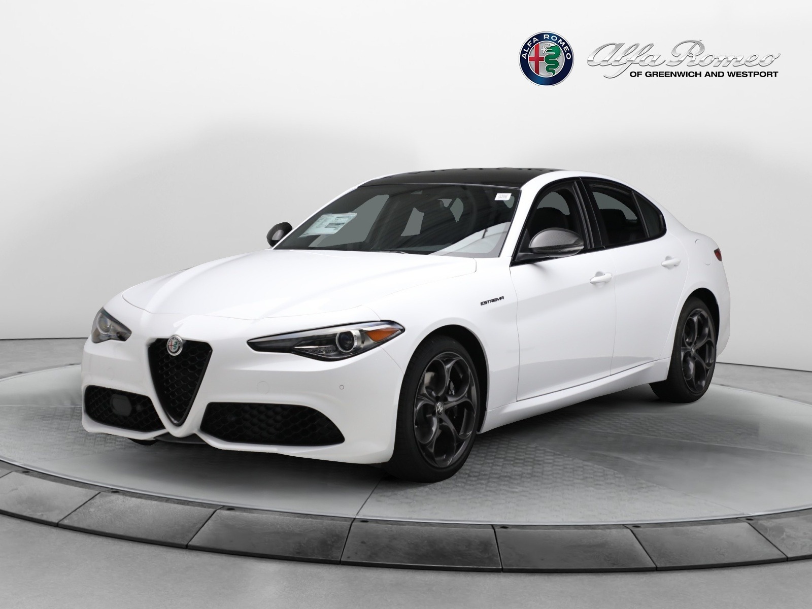 New 2023 Alfa Romeo Giulia Estrema for sale $55,610 at McLaren Greenwich in Greenwich CT 06830 1
