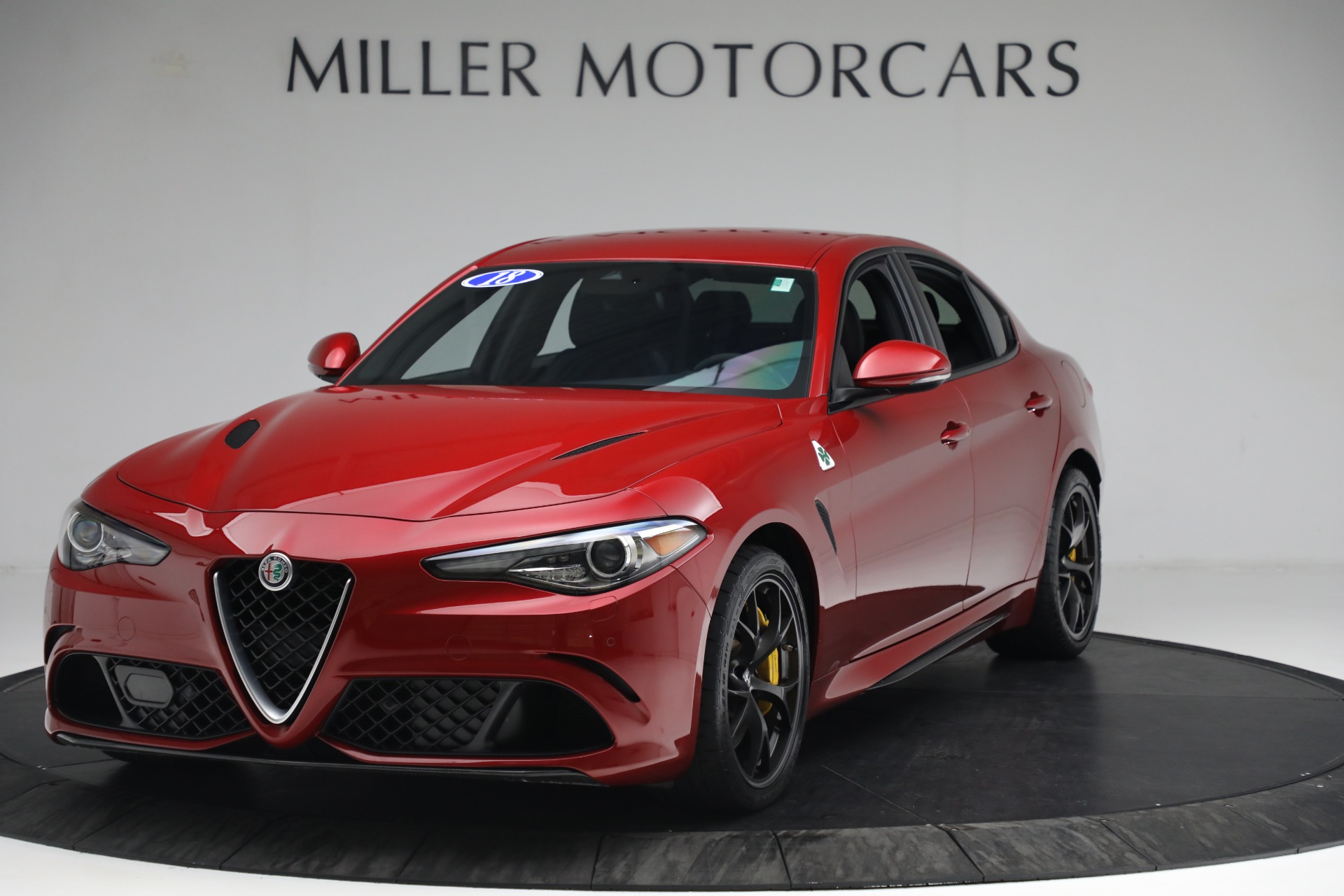 Used 2018 Alfa Romeo Giulia Quadrifoglio for sale Sold at McLaren Greenwich in Greenwich CT 06830 1