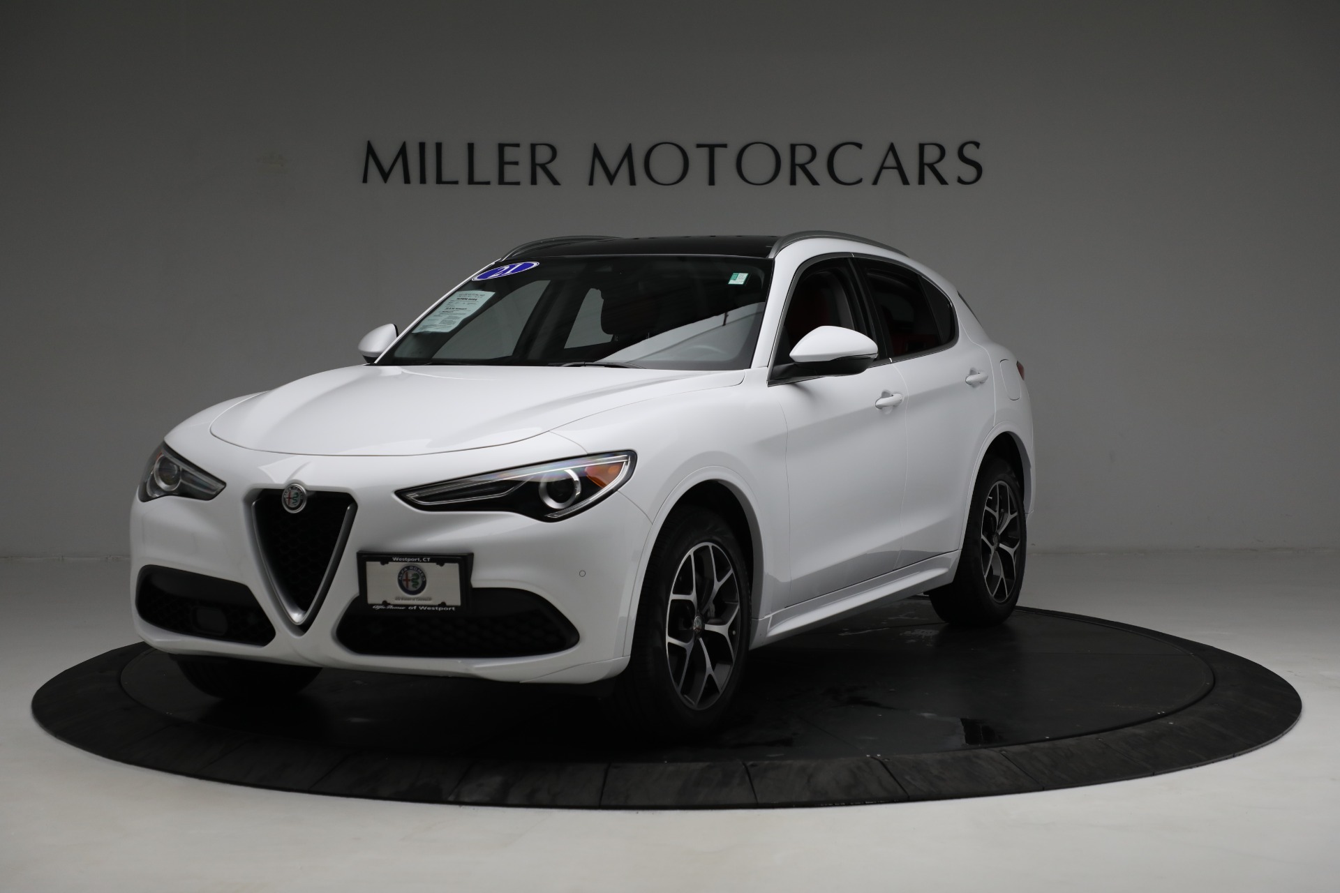 Used 2021 Alfa Romeo Stelvio TI for sale Sold at McLaren Greenwich in Greenwich CT 06830 1