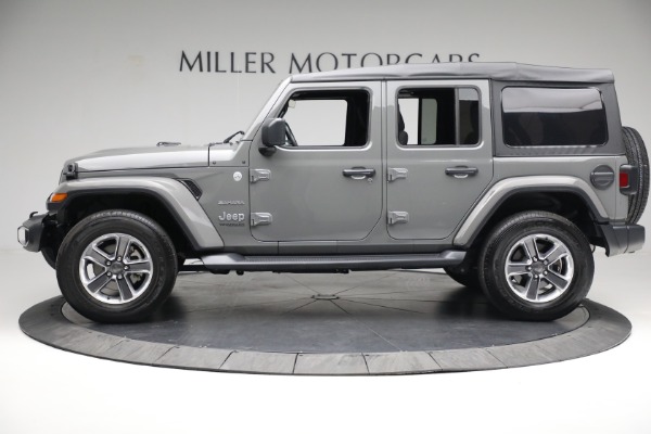 Used 2018 Jeep Wrangler Unlimited Sahara for sale Sold at McLaren Greenwich in Greenwich CT 06830 3