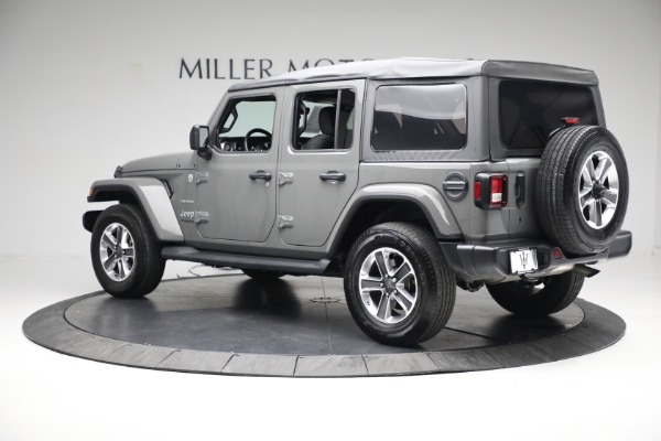 Used 2018 Jeep Wrangler Unlimited Sahara for sale Sold at McLaren Greenwich in Greenwich CT 06830 4