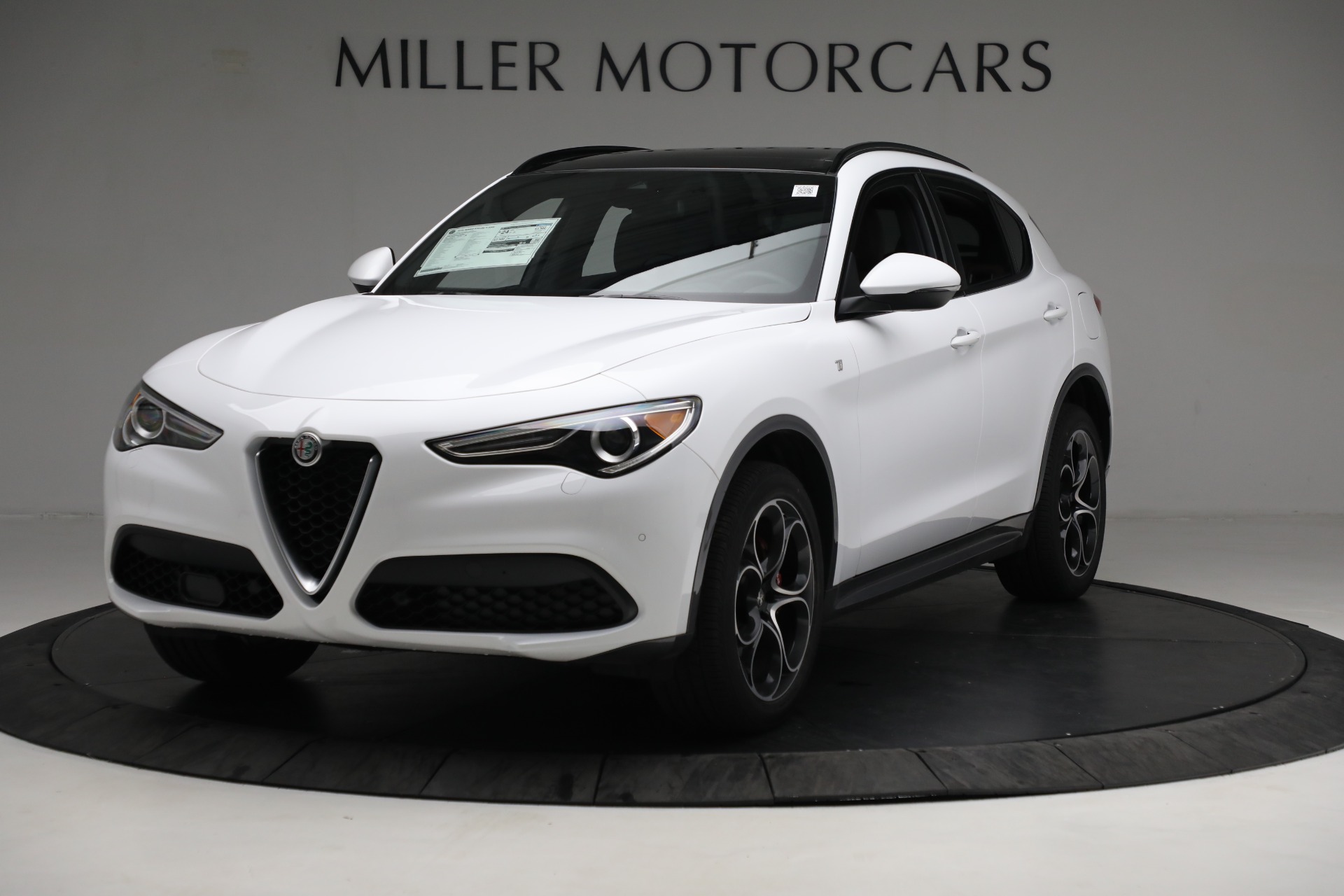 New 2023 Alfa Romeo Stelvio Ti for sale $60,190 at McLaren Greenwich in Greenwich CT 06830 1
