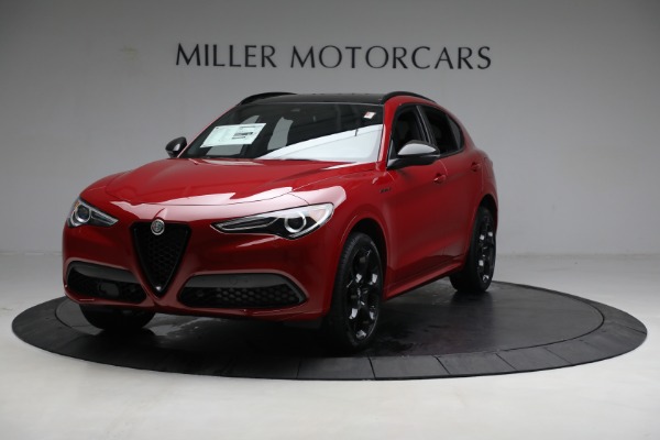 New 2023 Alfa Romeo Stelvio Estrema for sale $63,465 at McLaren Greenwich in Greenwich CT 06830 1