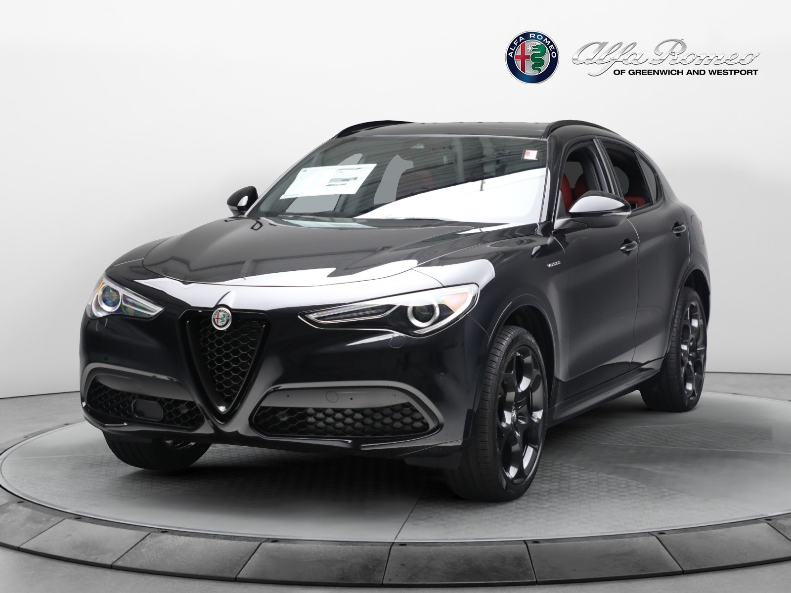 New 2023 Alfa Romeo Stelvio Veloce for sale $62,350 at McLaren Greenwich in Greenwich CT 06830 1