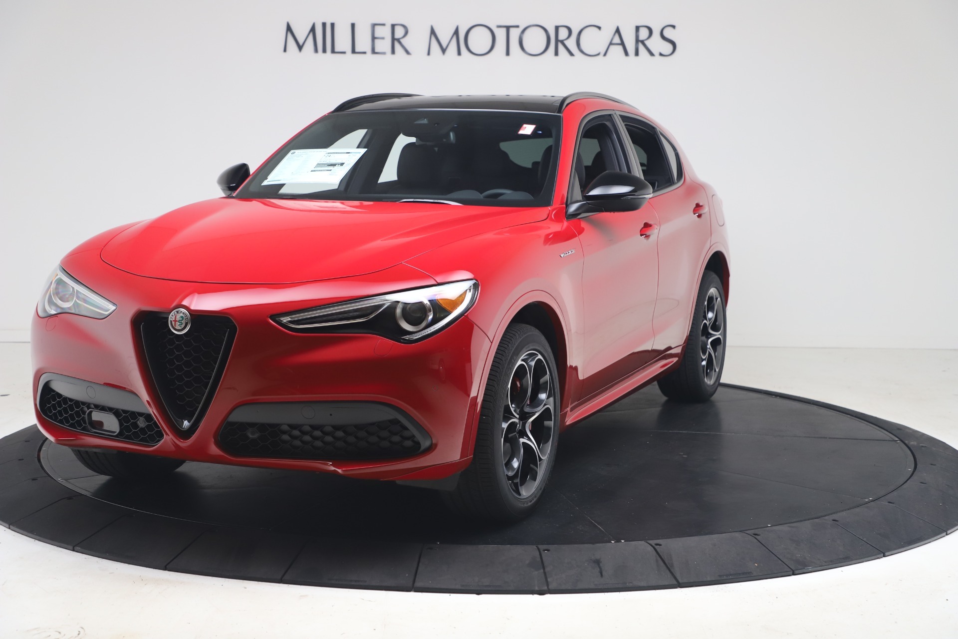 New 2023 Alfa Romeo Stelvio Veloce for sale $60,940 at McLaren Greenwich in Greenwich CT 06830 1