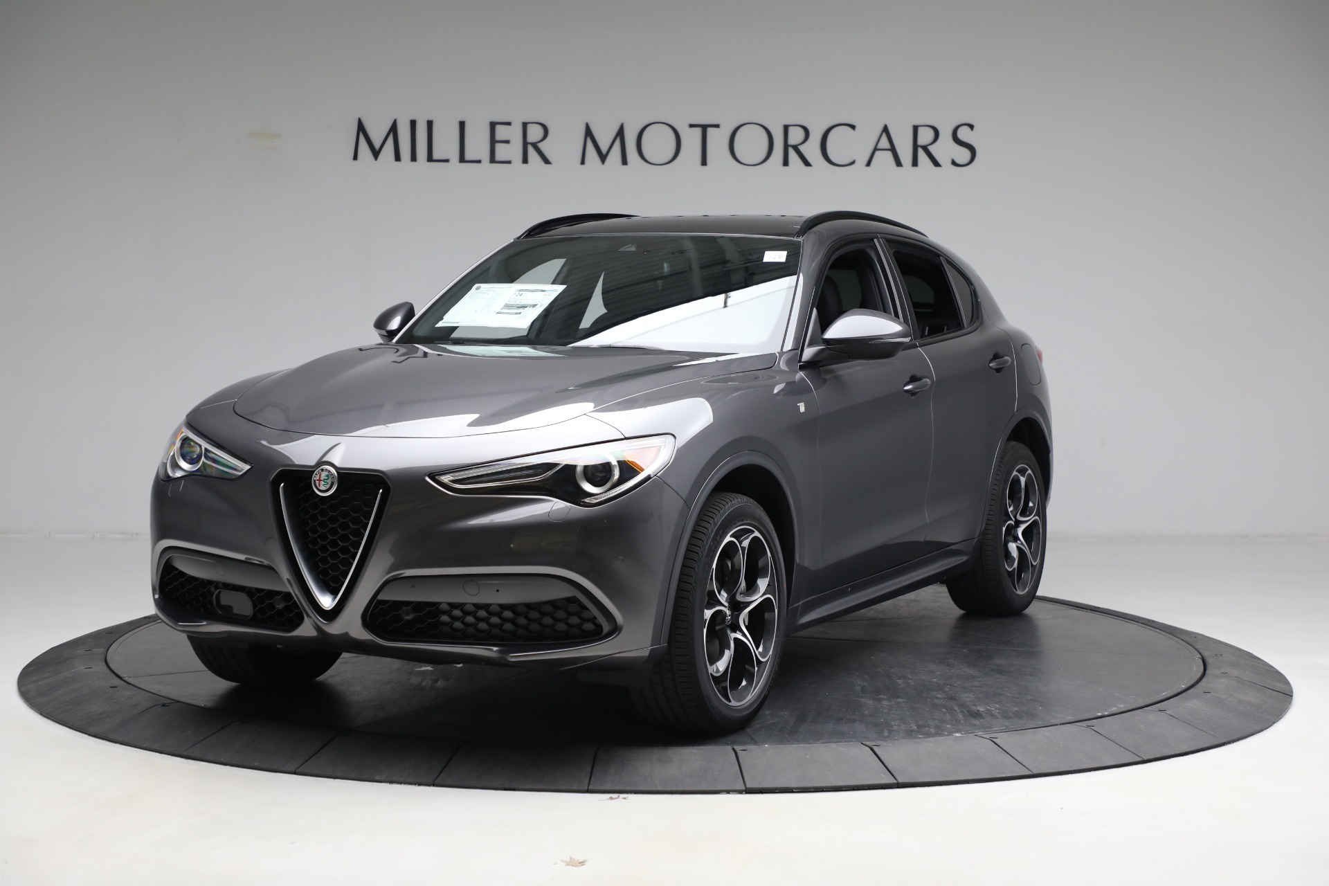 New 2023 Alfa Romeo Stelvio Ti for sale $55,980 at McLaren Greenwich in Greenwich CT 06830 1
