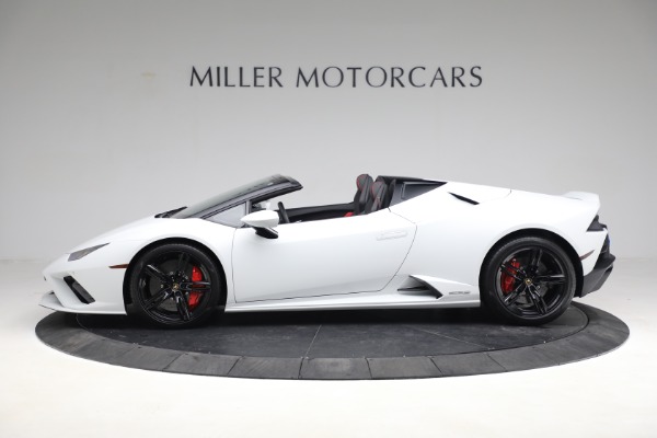 Used 2021 Lamborghini Huracan LP 610-2 EVO Spyder for sale Call for price at McLaren Greenwich in Greenwich CT 06830 3