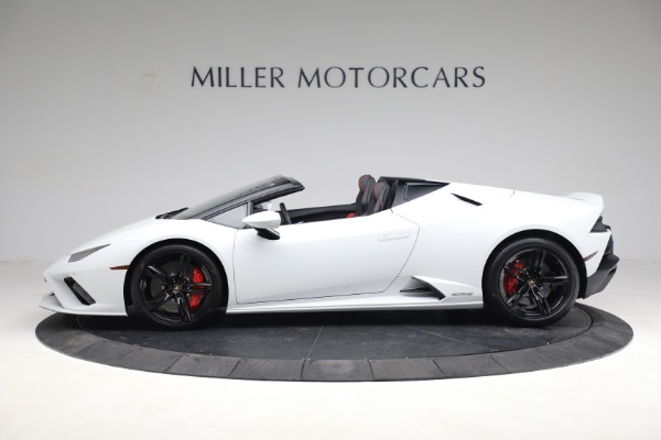 Used 2021 Lamborghini Huracan LP 610-2 EVO Spyder for sale Sold at McLaren Greenwich in Greenwich CT 06830 3