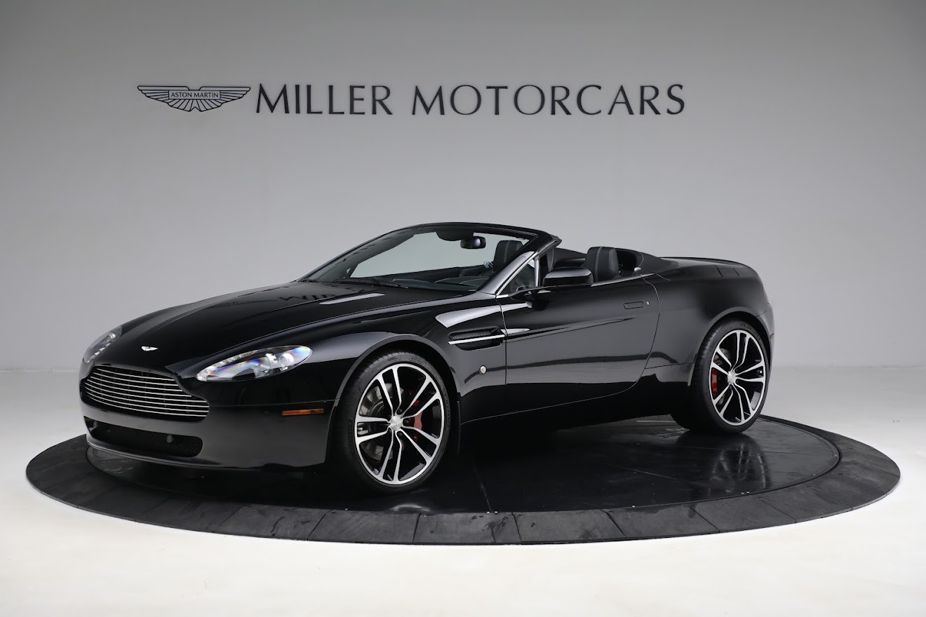 Used 2009 Aston Martin V8 Vantage Roadster for sale Sold at McLaren Greenwich in Greenwich CT 06830 1