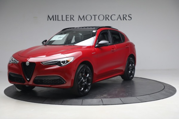 New 2023 Alfa Romeo Stelvio Veloce for sale $54,845 at McLaren Greenwich in Greenwich CT 06830 1