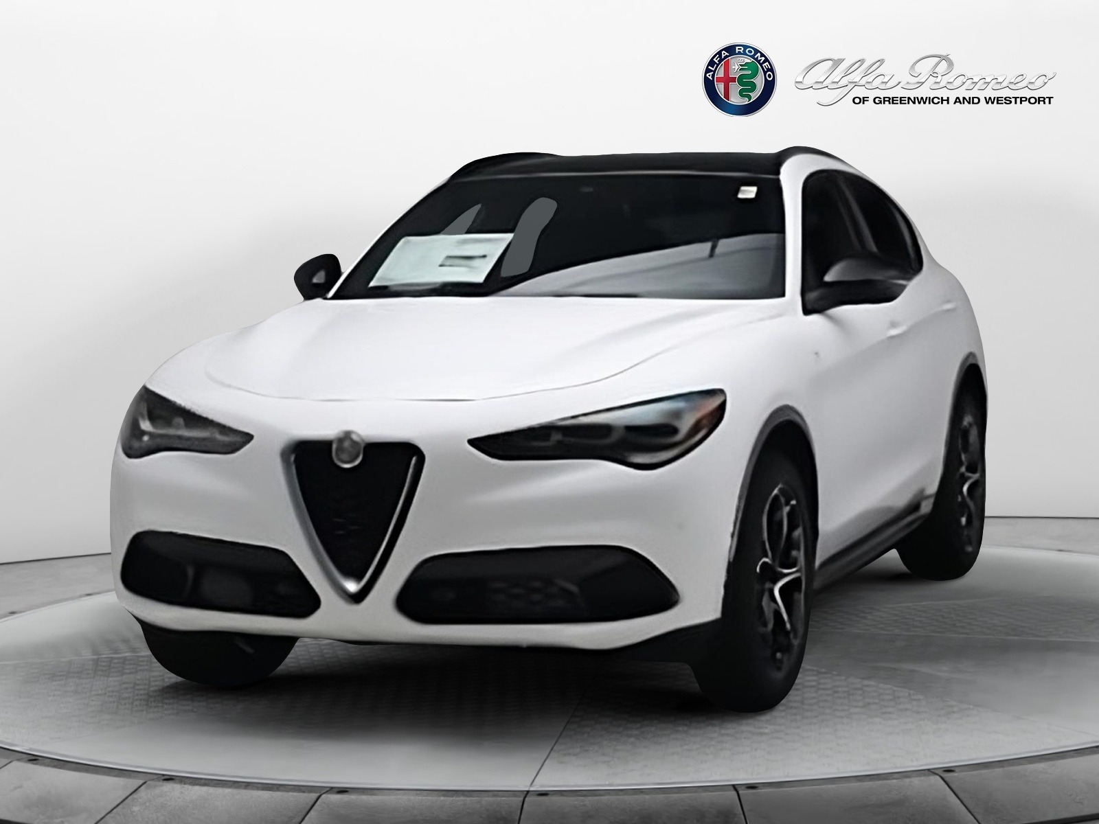 New 2024 Alfa Romeo Stelvio Ti for sale $53,820 at McLaren Greenwich in Greenwich CT 06830 1