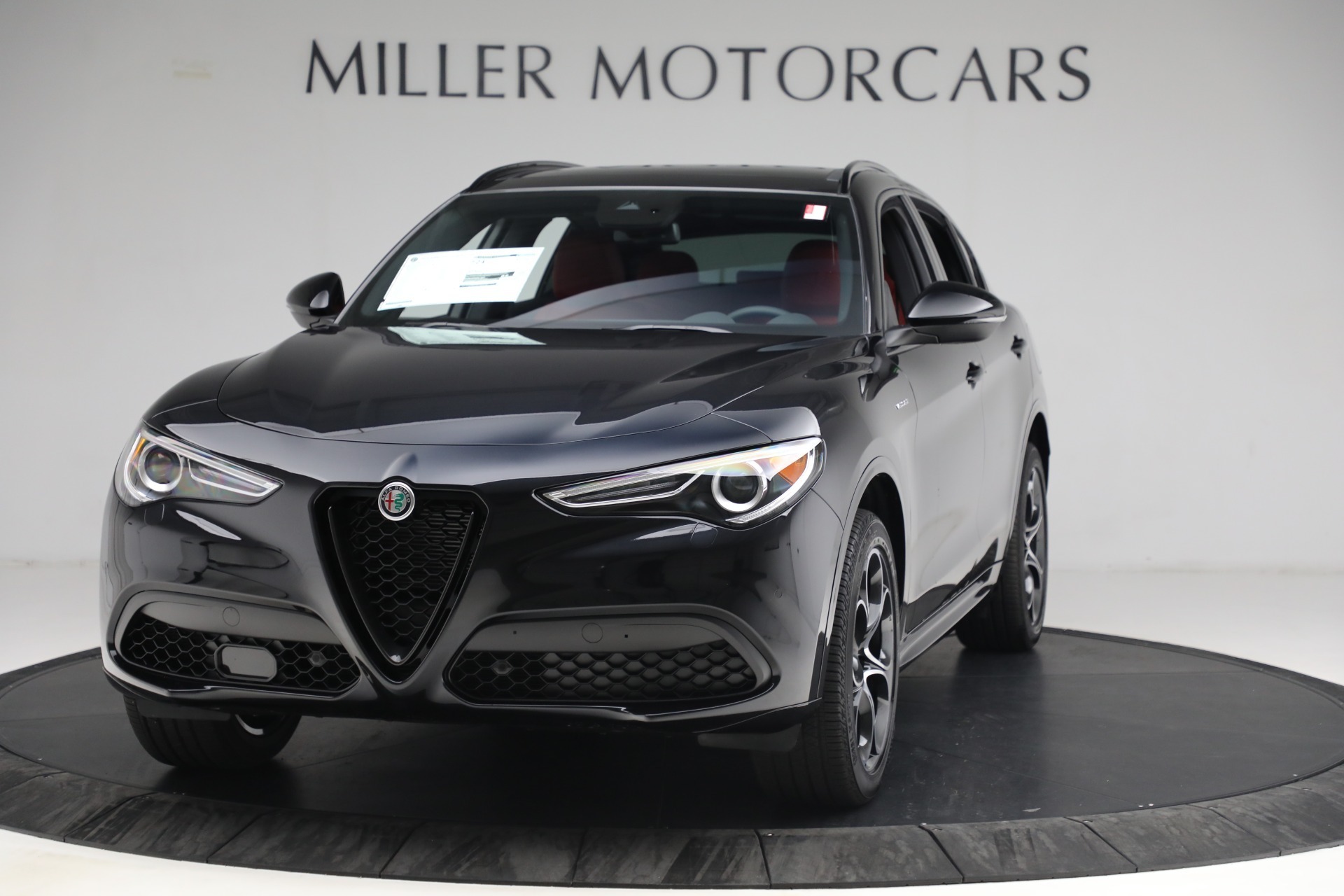 New 2023 Alfa Romeo Stelvio Veloce for sale $48,900 at McLaren Greenwich in Greenwich CT 06830 1