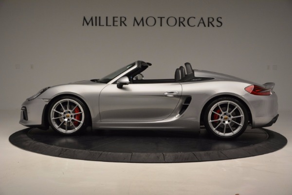 Used 2016 Porsche Boxster Spyder for sale Sold at McLaren Greenwich in Greenwich CT 06830 3