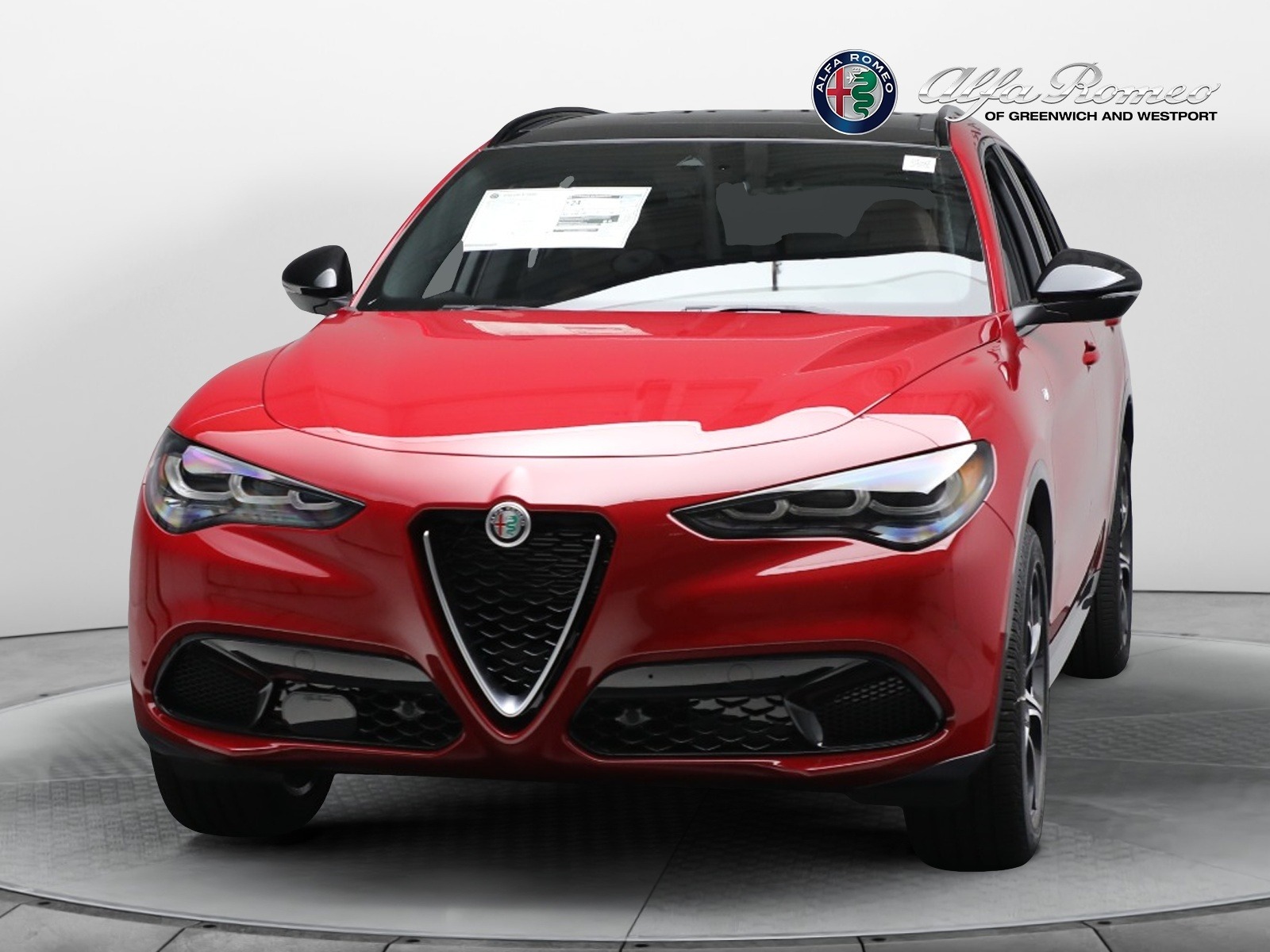New 2024 Alfa Romeo Stelvio Ti for sale $57,870 at McLaren Greenwich in Greenwich CT 06830 1