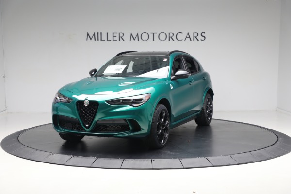 New 2024 Alfa Romeo Stelvio Quadrifoglio for sale $79,900 at McLaren Greenwich in Greenwich CT 06830 3