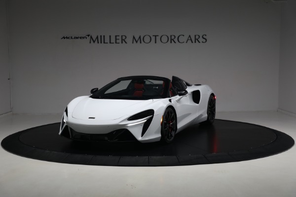 【美品】 TSM McLaren Artura 1/43 グレー 1/43 TSM McLaren Artura Spider (Tanzanite Blue) Car Model