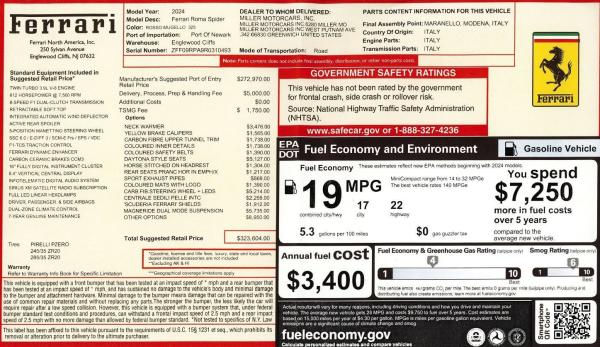 Used 2024 Ferrari Roma Spider for sale $301,900 at McLaren Greenwich in Greenwich CT 06830 2