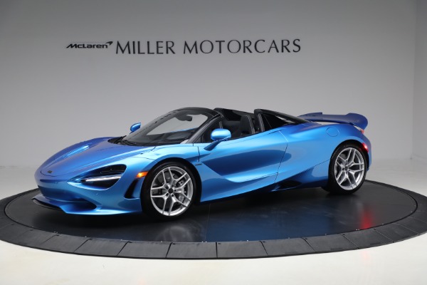 Used 2025 McLaren 750S Spider TechLux for sale Call for price at McLaren Greenwich in Greenwich CT 06830 3