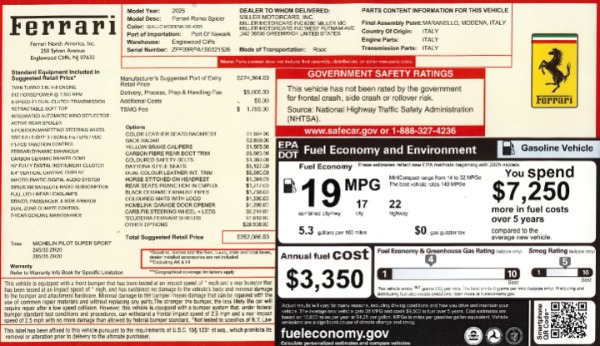 Used 2025 Ferrari Roma Spider for sale $337,900 at McLaren Greenwich in Greenwich CT 06830 2