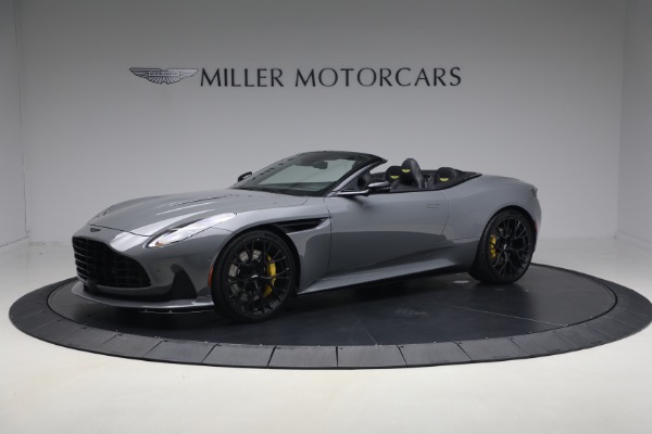 New 2026 Aston Martin DB12 Volante for sale $351,600 at McLaren Greenwich in Greenwich CT 06830 2