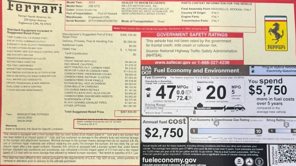 Used 2023 Ferrari 296 GTS for sale $355,900 at McLaren Greenwich in Greenwich CT 06830 2