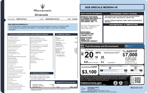 2026 Maserati Grecale