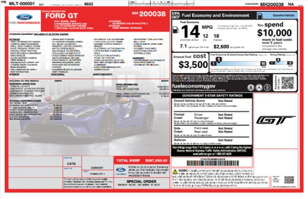 Used 2021 Ford GT for sale Call for price at McLaren Greenwich in Greenwich CT 06830 2