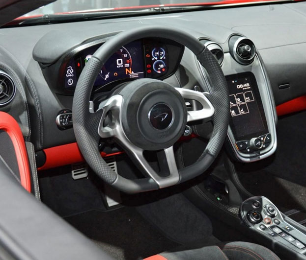 mclaren 540c interior