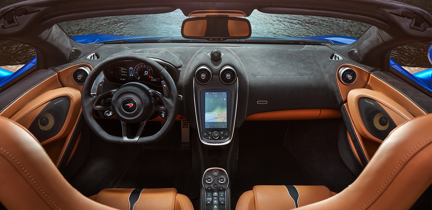 mclaren 570s spide interior